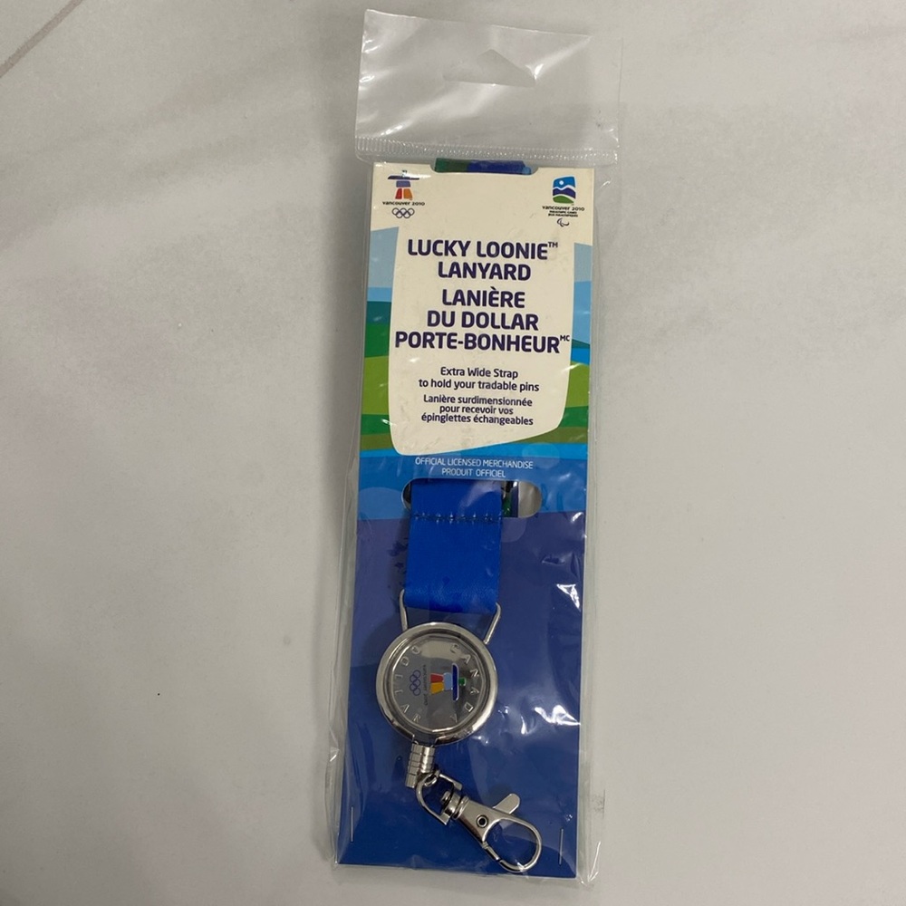 RARE Vancouver 2010 Olympics Lucky Loonie Lanyard. NEW! VINTAGE COLLECTIBLE